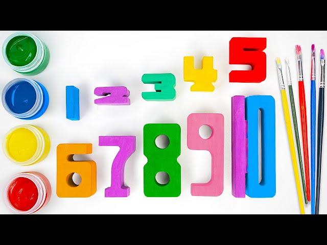 Color, Count & Learn Math  Fun Numbers Learning Video for Toddlers!