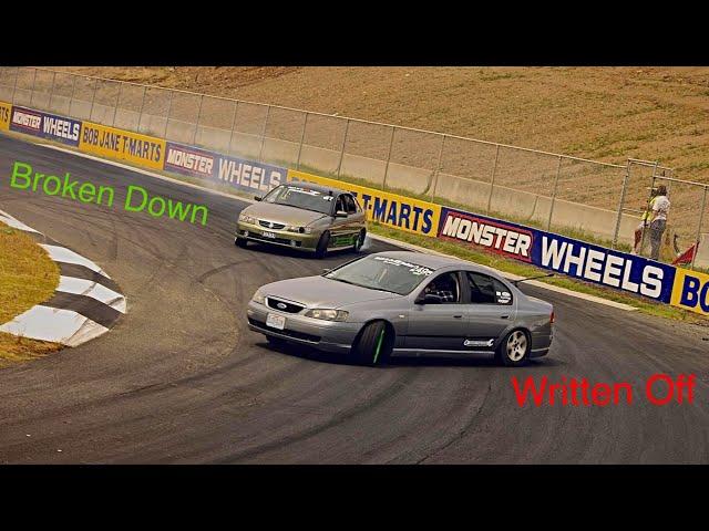 2024 Vicdrift Driftx In Our Budget Built Commodore & Falcon! Heat, Rain, Wall Comp, & Carnage