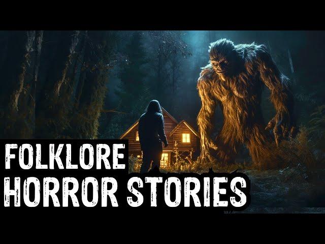 10 TRUE Terrifying Folklore Encounters Horror Stories (Dogman,Sasquatch,Wendigo,Deep Woods,Creepy)