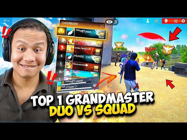 Op Pro Lobby  But Duo Vs Squad in Top 1 Grandmaster - Tonde Gamer