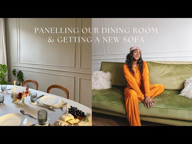 WE PANELLED OUR DINING ROOM & BOUGHT A NEW SOFA! | Joy Mumford