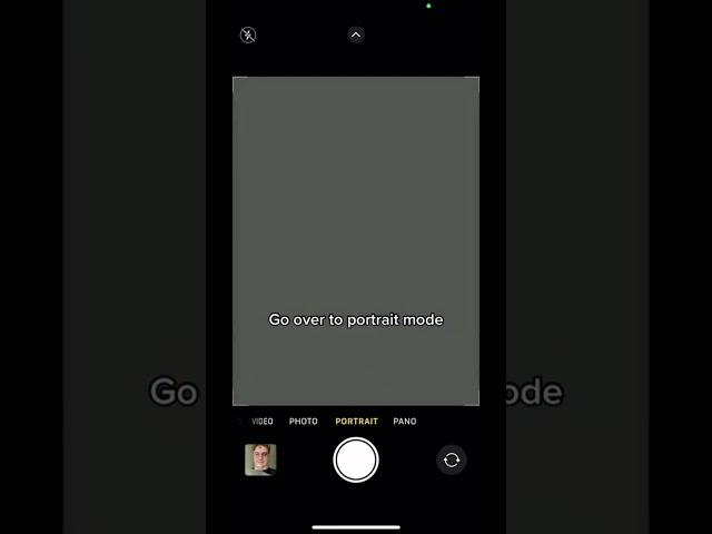 iPhone Camera Trick For Better Profile Pictures 