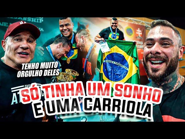 BITELO FICA EMOCIONADO COM A MEDALHA DO MUNDIAL