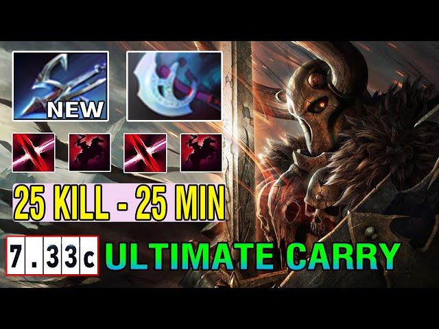 Ultimate Carry 7.33C [Chaos Knight] Hyper-Brutal 1Min 1KiLL With Harpoon + Manta Build Dota2