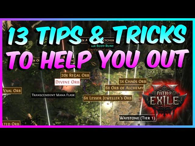 13 Tips & Tricks That Will Make Your Life Easier in Path of Exile 2