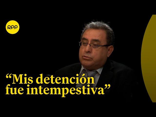 Luis Picón afirma que su detención fue intempestiva, ya que nadie le comunicó antes