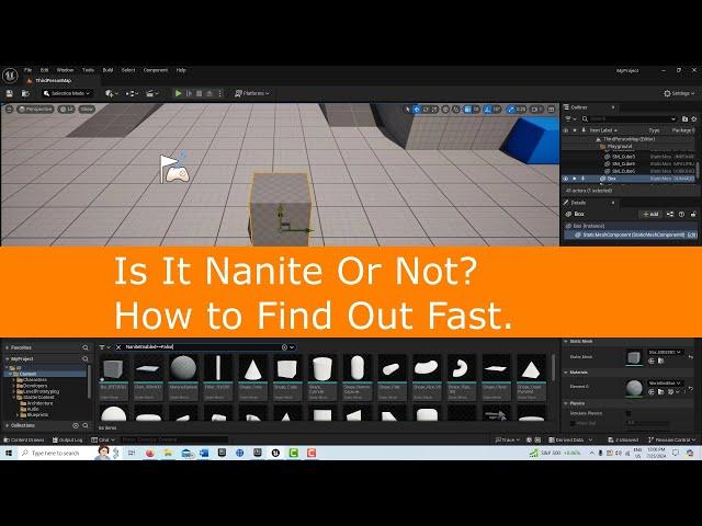 Is It Nanite Or Not? How to Find Out Fast.