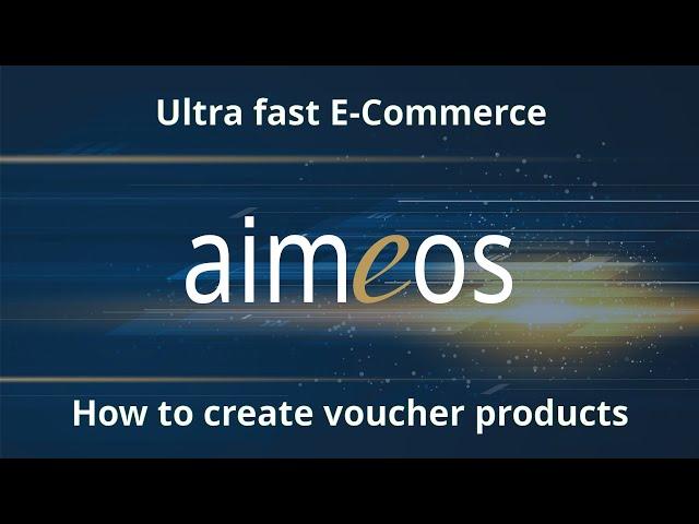 Aimeos - How to create voucher products for e-commerce