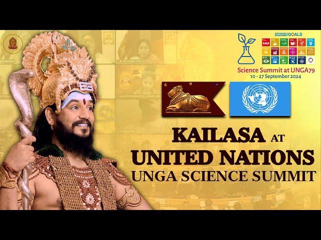 KAILASA at UNGA Science Summit : Sustainable Mental Health Solutions | Holistic Mind-Body Approaches