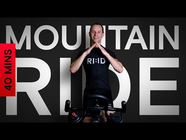 40 Minute Indoor Cycling Workout | Mountain Ride