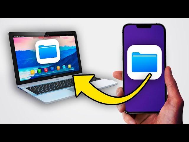 The Fastest Way To Share Files Between iPhone and PC | WITHOUT CABLES OR APPLICATIONS