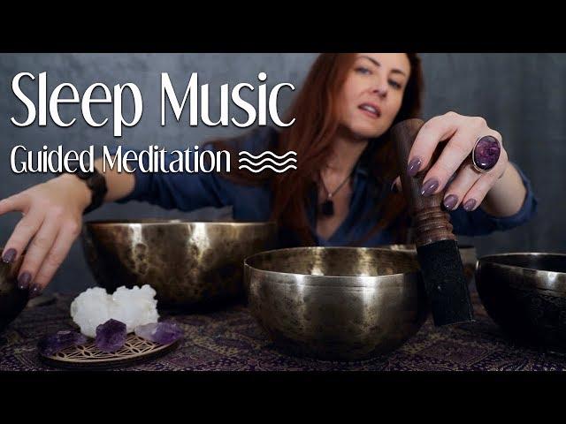 Soft Spoken Bowls Meditation for ANXIETY  ASMR, Qi Sounds, Sleep Music