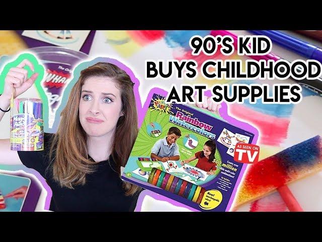 Trying 90's Kids Art Supplies?!