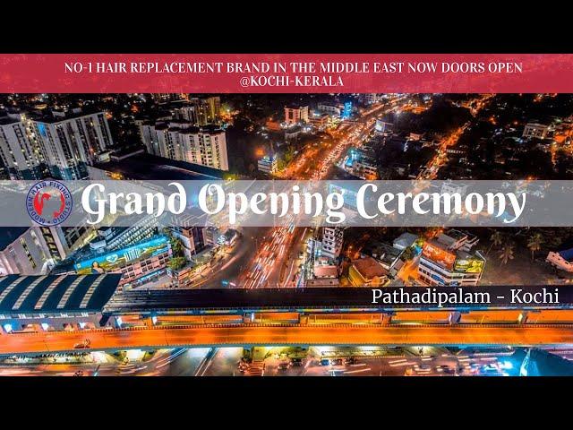 Modern Hair Fixing Studio - Kochi-Kerala  Opening Ceremony  Pathadipalam Metro station pillar 354