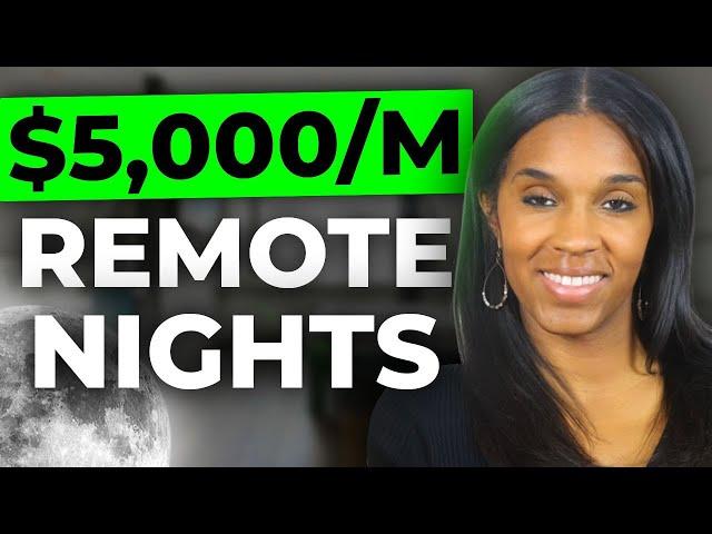 4 Real Remote Jobs You Can Do At Night (Work from Home)