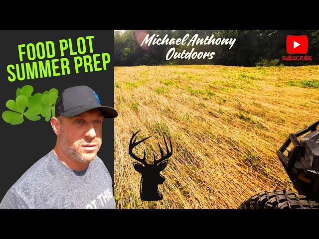 Hidden Field Food Plot - Summer Prep - No Till, No Herbicide - We Crimpin Baby!