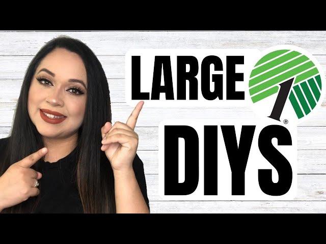 Large Dollar Tree Home Decor DIYS