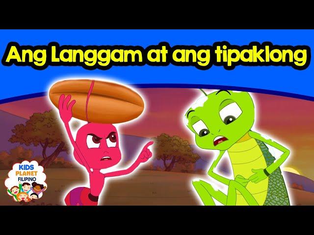 Ang Langgam at ang tipaklong | Kwentong pambata | Mga kwentong pambata | Tagalog fairy tales