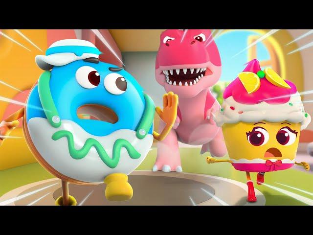 Yummy Foods Family Ep 2 - Dinosaur is Coming | BabyBus TV - Kids Cartoon