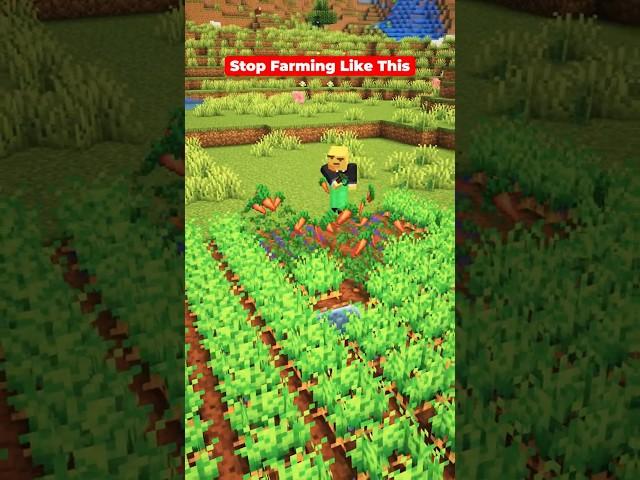 Automatic Crop Farm in Minecraft using Villagers! #minecraft