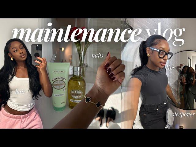 MAINTENANCE VLOG | getting filler + sew-in szn + fun w/ the girls