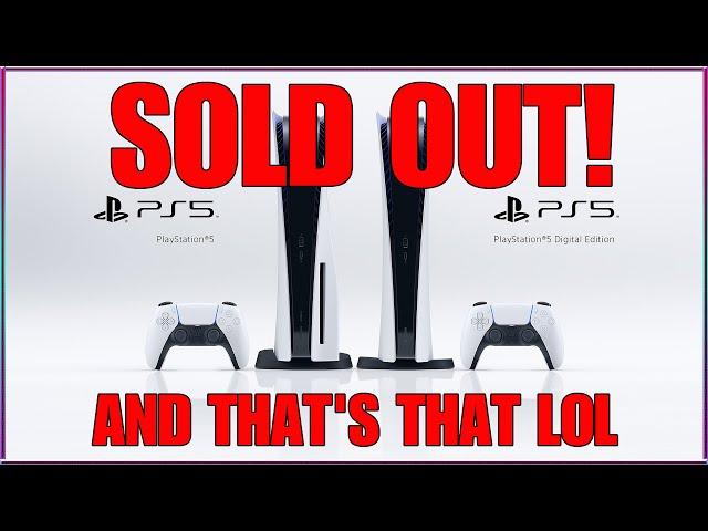 PlayStation 5 Pre-Orders Sold Out Everywhere in Minutes! PS5 Gaming News!