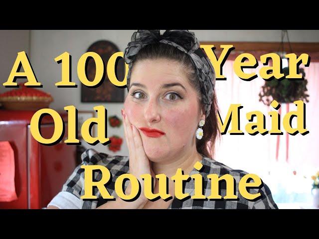 I tried a 100 Year Old Cleaning Routine for a WEEK (it changed my life)