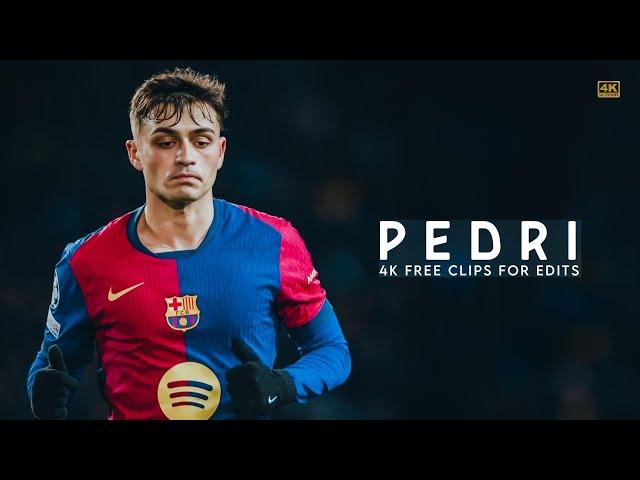 Pedri 4K Clips For Edits 2025 • Free Scene Pack + Celebrations • No Watermark 2160p | D74 Edits 2.0