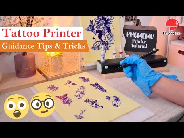 Phomemo Printer TutorialHow to use M08F Tattoo Stencil Printer?