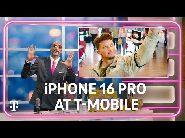 Mahomes, Snoop, Kai and iPhone 16 Pro. T-Mobile bringing the dream team together| T-Mobile