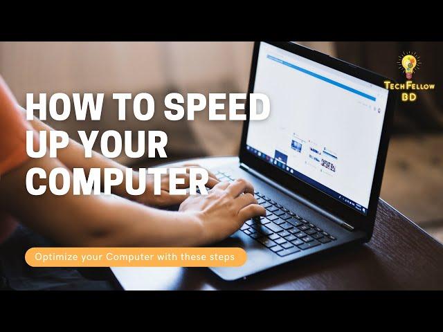 How To Fixed Slow and Laggy Windows Computer | Bangla