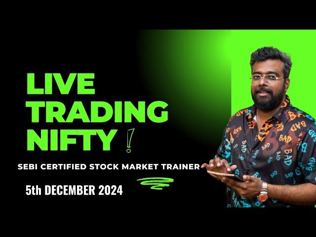 Bank Nifty50 : DEC 5th  Live Options Trading today#BankNiftyTradingLive|2024 Learn Trading Easy Way.