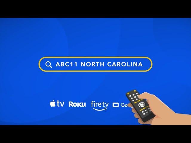 4 Clicks and you're watching ABC11 WTVD live stream on your TV