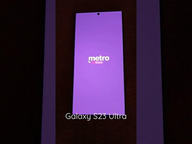 Galaxy S23 Ultra Boot Animation (Metro by T-Mobile)