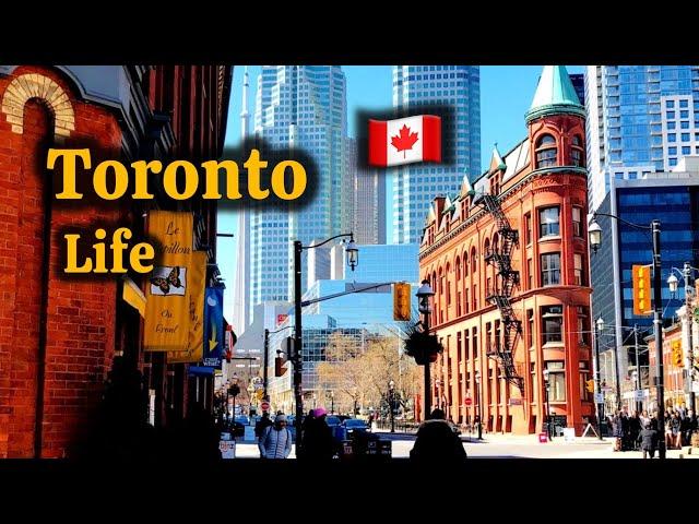 Toronto life Downtown Toronto Ontario Canada 4 K 