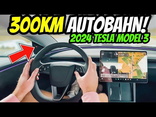 NEU! 2024 TESLA MODEL 3 (HIGHLAND) auf AUTOBAHN - FAHRWERK - BLINKER - VERBRAUCH | EFIEBER