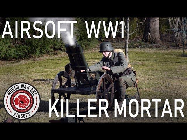 AIRSOFT WW1 MORTAR | Minenwerfer 7.58cm Build!