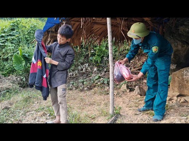 The return of the kind policeman brought the orphan boy a small gift.