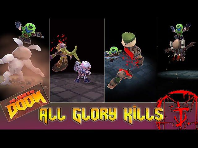 Mighty Doom ( All 21 boss intros and Glory Kills)