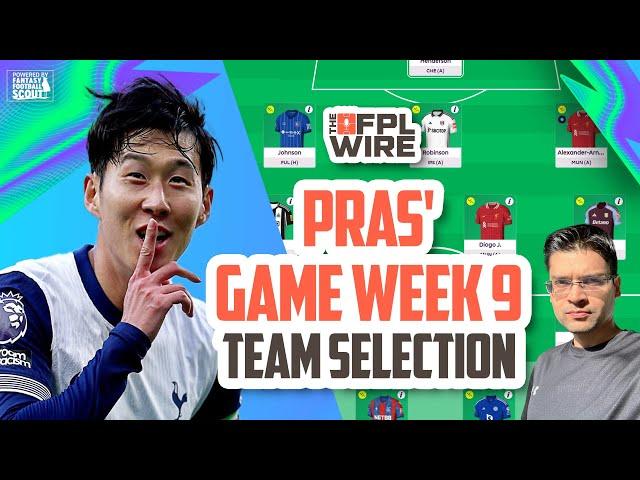 Pras' FPL Gameweek 9 Team Selection | The FPL Wire | Fantasy Premier League Tips 2024/25