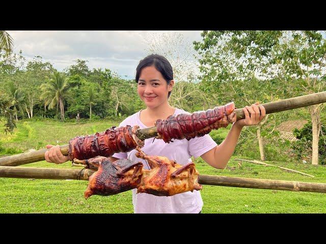 Lechon Belly & RIR Lechon Manok for a joyful fiesta in our Baryo | Countryside Living Leyte, PH