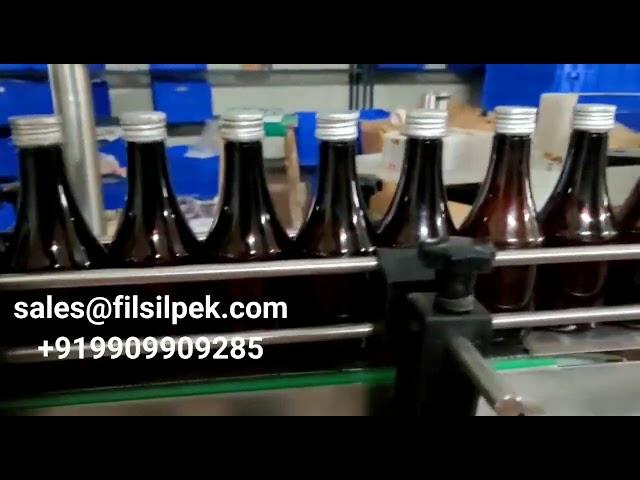 Pharma #syrup Liquid Filling, Capping and Labelling Machine, #labeling - Filsilpek -  +919054294961