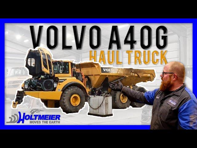 Volvo A40G Haul Truck Gets Full Service