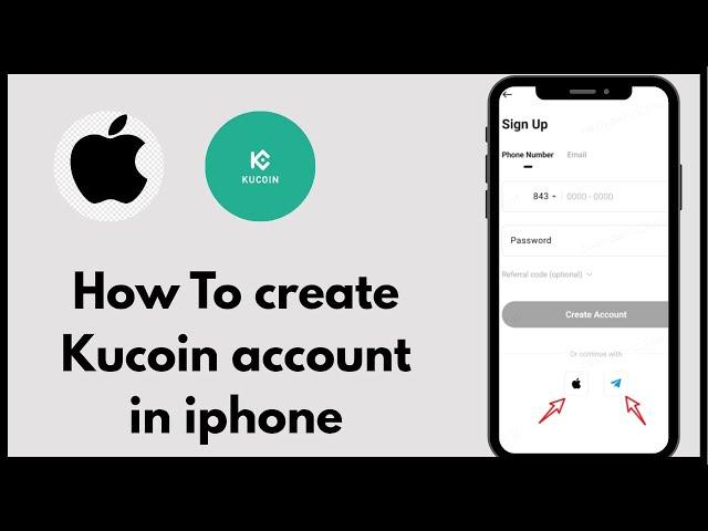 How To Create KuCoin Account In iPhone And Android