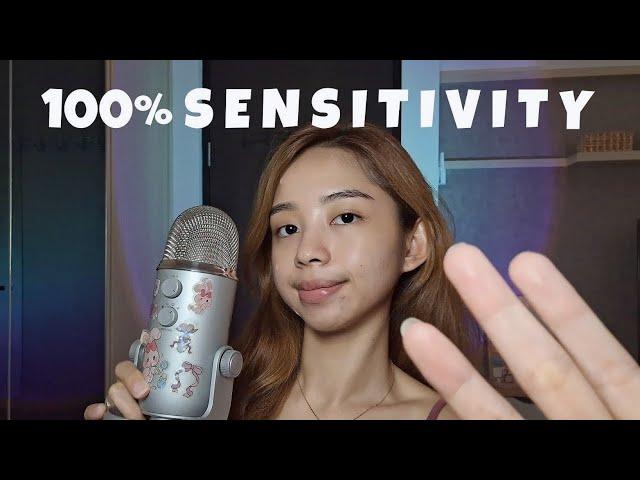 ASMR Mouth Sounds with 100% Mic Sensitivity  (Extreme Tingles!)