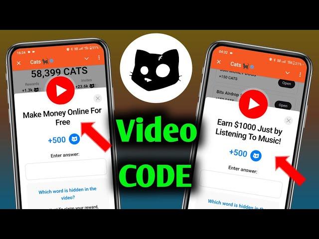 Earn $1000 Just by Listening To Music! & Make Money Online For Free Cats YouTube Video Code 