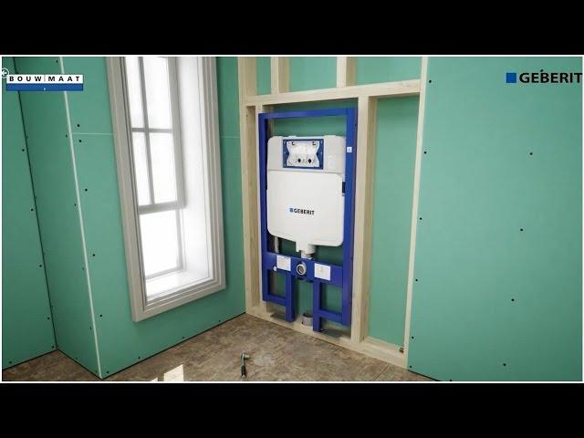 Badkamer renoveren met Geberit Duofix UP720 ruimtebesparend