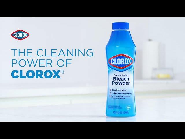 How to Clean with Clorox Concentrated Bleach Powder