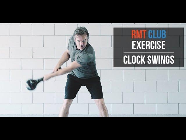 RMT Club Exercise to Increase Core Strength: Clock Swings