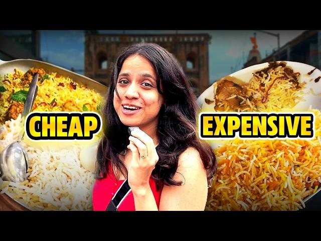 Rs 2000 VS Rs 200 BIRYANI Challenge  | Cheap VS Expensive HYDERABADI BIRYANI 